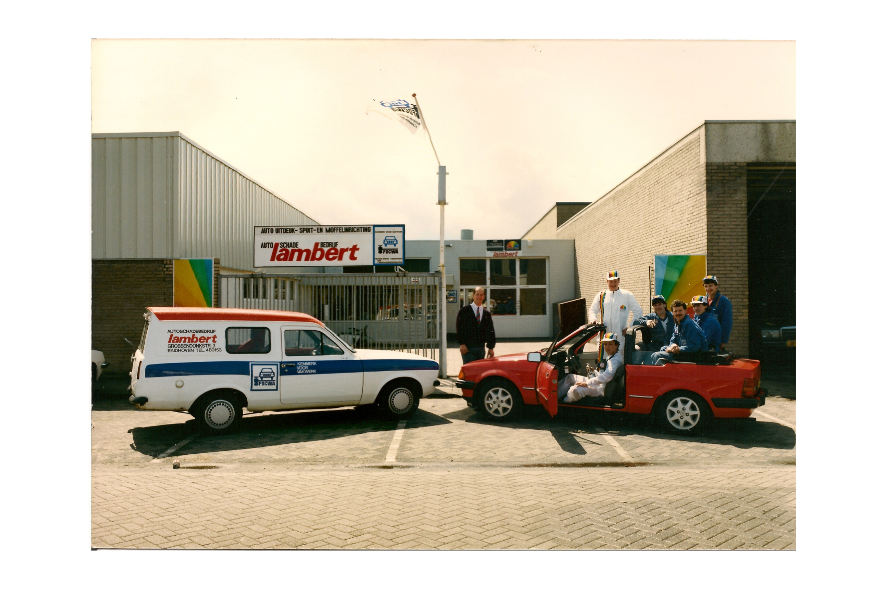 Autoschade Lambert oude foto